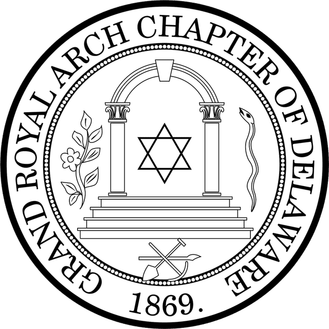 Seal of the Grand Chapter of Royal Arch Masons of Delaware